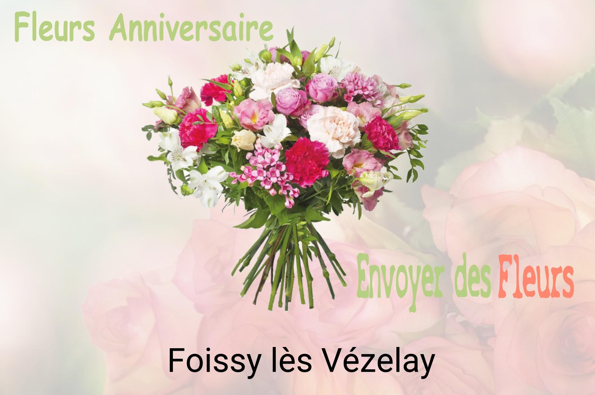 Bouquet de fleurs d’anniversaire livré à Foissy-lès-Vézelay