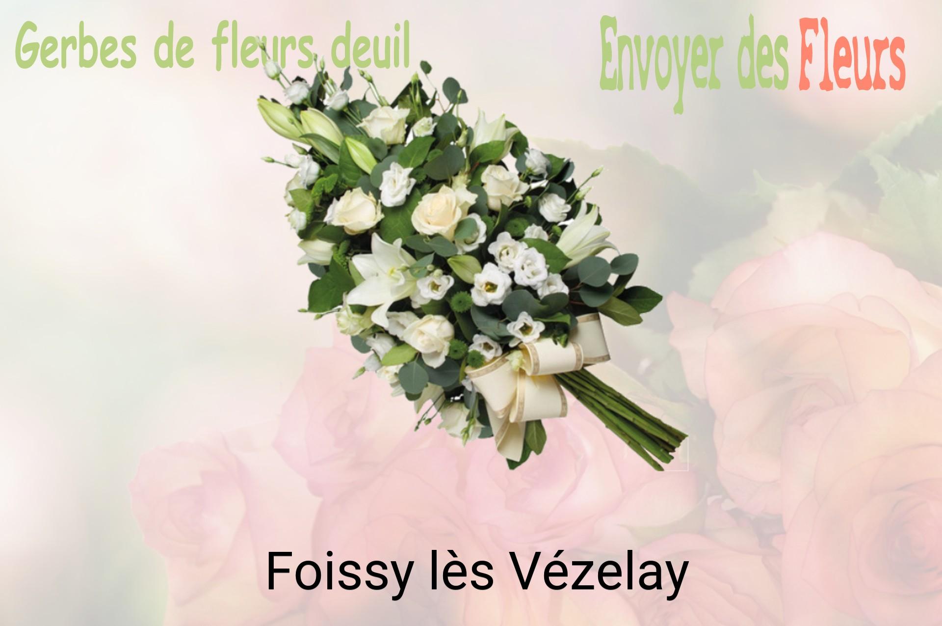 Gerbe de fleurs de deuil livrée à Foissy-lès-Vézelay